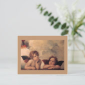 engel geloof Raphael vintage oude schildering zege Briefkaart (Staand voorkant)
