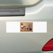 engel geloof Raphael vintage oude schildering zege Bumpersticker (Op auto)