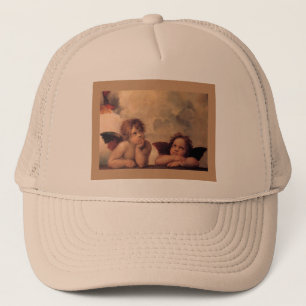 engel geloof Raphael vintage oude schildering zege Trucker Pet