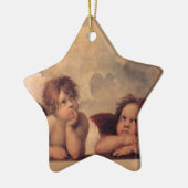 Engel Geloven Raphael Zegen Kuttig Keramisch Ornament (Links)