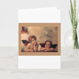 Engel Geloven Raphael Zegen Lief Feestdagen Kaart