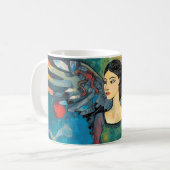 Engel Glow Kunst Koffiemok (Voorkant links)