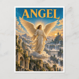 Engel, gotische fantasie monster briefkaart