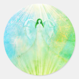 Engel Groen Blauw Aartsengel Raphael Stickers