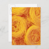 Engel haarpasta briefkaart (Voorkant / Achterkant)