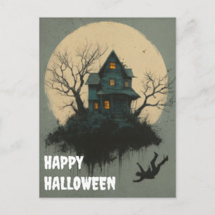 Engel Halloween Pompoen Heks Schrik Nacht Briefkaart