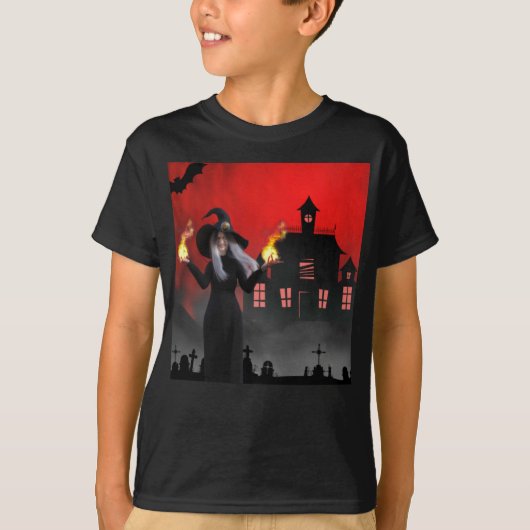 Engel Halloween. T-shirt (Voorkant)