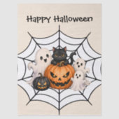 Engel Halloweenfeest Tissuepapier (Voorkant)