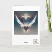 Engel Hart Wenskaart/Notitiekaart Kaart (Achterkant)