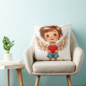 👼 Engel Hart Zielsverwant Romantisch Woonaccent � Kussen (Stoel)