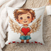 👼 Engel Hart Zielsverwant Romantisch Woonaccent � Kussen (Deken)