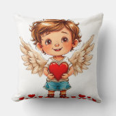 👼 Engel Hart Zielsverwant Romantisch Woonaccent � Kussen (Voorkant)