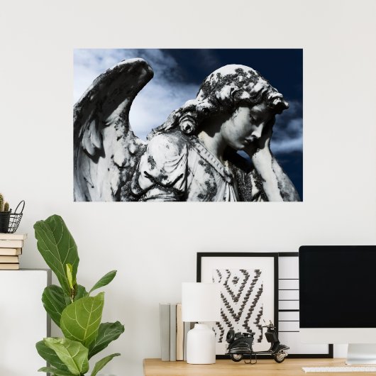 engel huilen poster (Thuiskantoor)