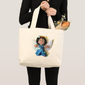 Engel I van Krystal Grote Tote Bag (Voorkant (product))