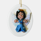 Engel I van Krystal Keramisch Ornament (Rechts)