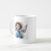 Engel I van Krystal Koffiemok (Voorkant links)