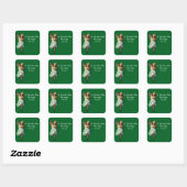 Engel Ierse Zegeningen Vierkante Sticker (Vel)