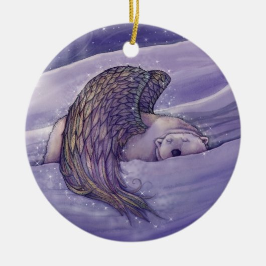 Engel IJsbeer Ornament (Voorkant)