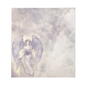 engel in Clouds Noetepad Notitieblok (Voorkant)