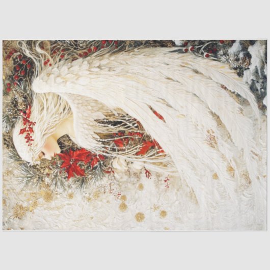 Engel in de boom tissuepapier (Voorkant)