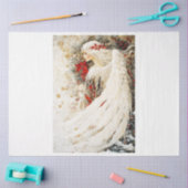 Engel in de boom tissuepapier (Craft)