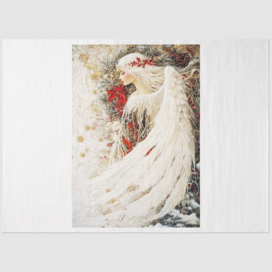 Engel in de boom tissuepapier (Voorkant)