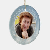 Engel in de hemel | In Memory KeepSake Keramisch Ornament (Rechts)