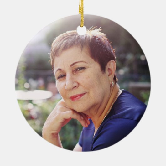 Engel in de hemel | In Memory KeepSake Keramisch Ornament (Achterkant)