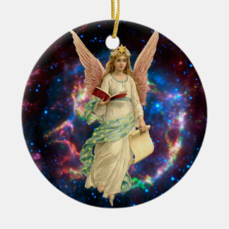 engel in de hemel keramisch ornament