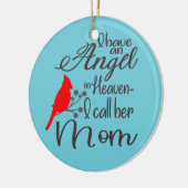 Engel in de hemel keramisch ornament (Links)