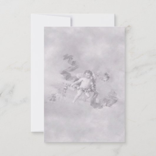 Engel in de hemel - Uitnodigingen (Achterkant)