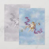 Engel in de hemel - Uitnodigingen (Voorkant / Achterkant)