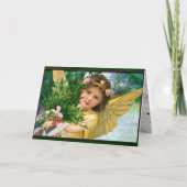  engel in de Kaart voor de winterkerst (Voorkant)