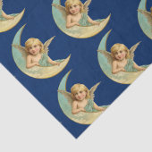 Engel in de maan van Crescent Tissuepapier (Detail)