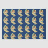 Engel in de maan van Crescent Tissuepapier (Voorkant)