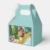  engel in de sneeuwkerst bedankdoosjes (Achterkant)