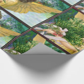  engel in de sneeuwkerst cadeaupapier (Hoek)