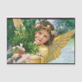  engel in de sneeuwkerst tissuepapier (Voorkant)