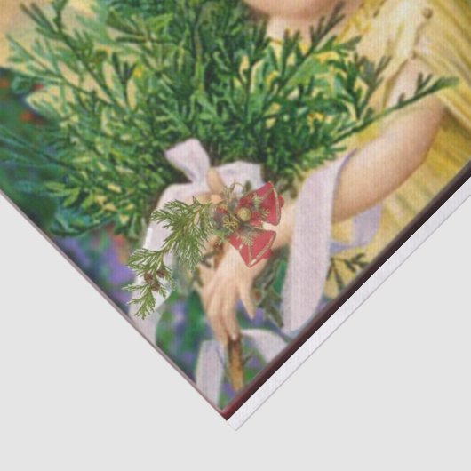  engel in de sneeuwkerst tissuepapier (Detail)