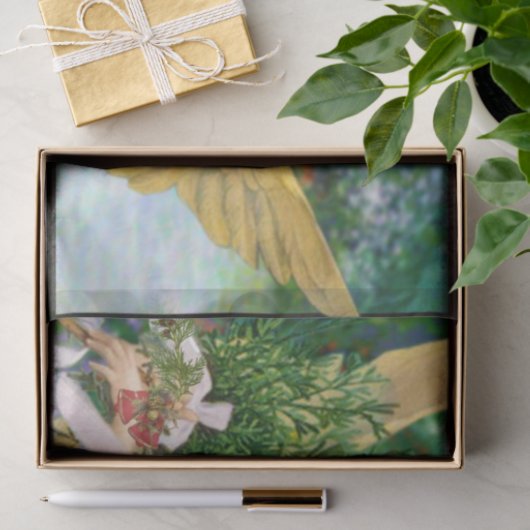 engel in de sneeuwkerst tissuepapier (Geschenk)