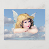 Engel in de wolken briefkaart (Voorkant)