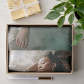 Engel in de wolken Decoupage Tissuepapier (Geschenk)