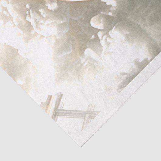 Engel in de wolken Decoupage Tissuepapier (Detail)