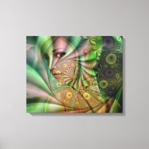 Engel in een droom canvas afdruk