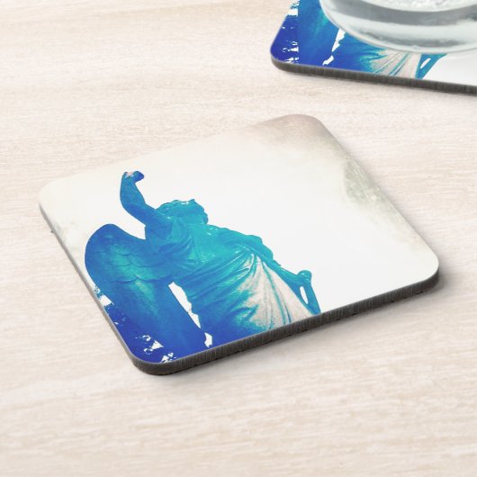 Engel in een Storm Bier Onderzetter (Linkerzijde)