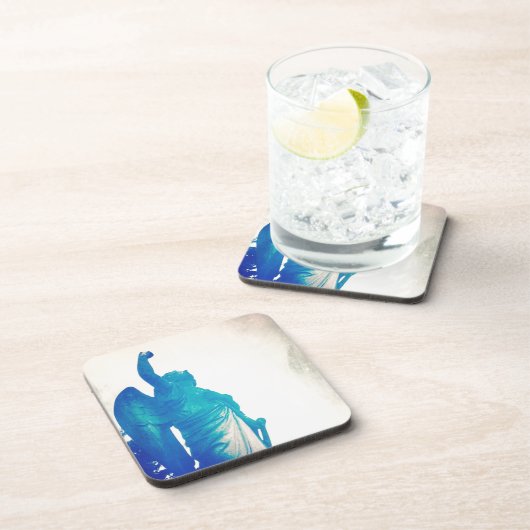 Engel in een Storm Bier Onderzetter (Rechterzijde)