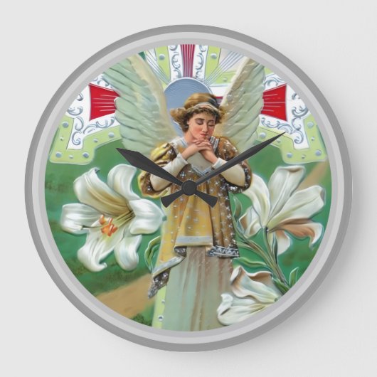 Engel in gebed grote klok (Voorkant)
