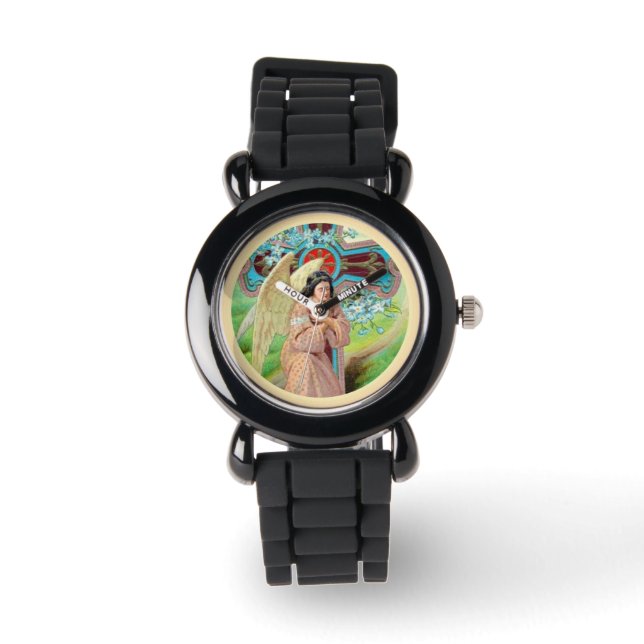 Engel in gebed horloge (Voorkant)