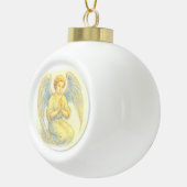 Engel in gebed keramische bal ornament (Rechts)