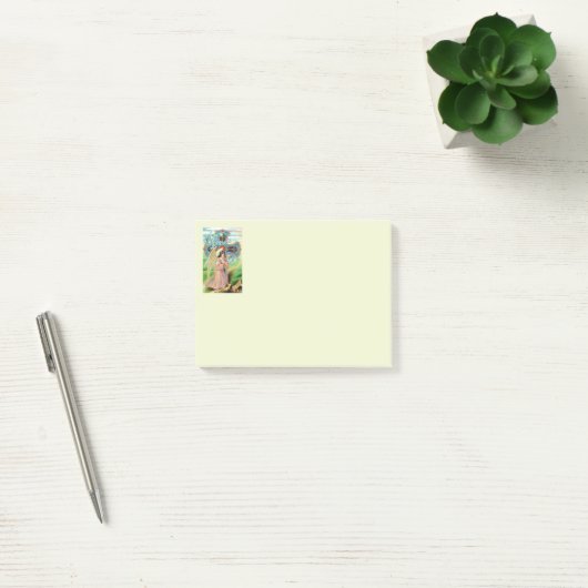 Engel in gebed post-it® notes (Kantoor)